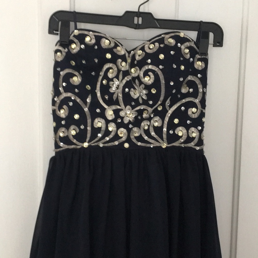Navy blue dress